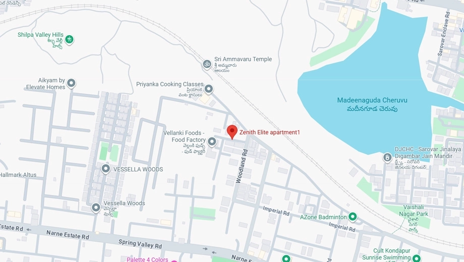 Project Image of 3 BHK Flat for Resale in Zenith Elite Apartment 1, Hafeezpet - Image 52151