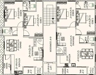 Project Image of 2 BHK Flat for Resale in Sai Nikhil Symphony Hafeezpet, Hyderabad - Image 52227