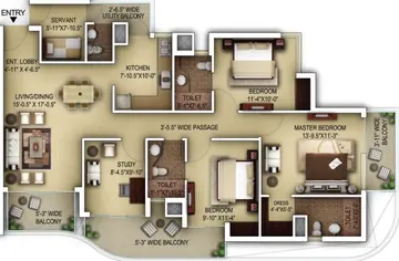 Project Image of 3 BHK Flat for Resale in Paras Dews Sector 106, Gurgaon - Image 52569