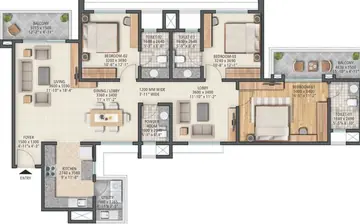 Project Image of 3 BHK Flat for Resale in Sobha City Sector 108, Gurgaon - Image 52642