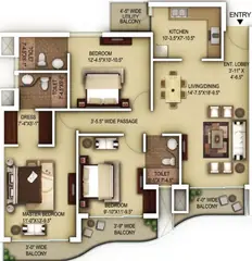 Project Image of 3 BHK Flat for Resale in Paras Dews Sector 106, Gurgaon - Image 52696