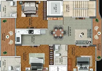Project Image of 3 BHK Flat for Resale in MRG The Crown Sector 106, Gurgaon - Image 52765