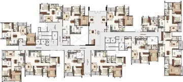 Floor Plan of 3 BHK Flat for Resale in Sumadhura Folium Phase 2 Whitefield, Bangalore - Image 54397