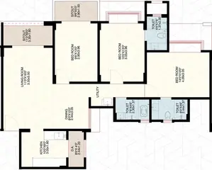 Project Image of 3 BHK Flat for Rent in Anmol Nayantara Gold Pathardi Phata, Nashik - Image 54626