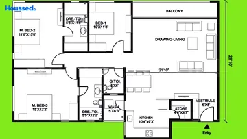 Project Image of 3 BHK Flat for Resale in Chandkheda, Ahmedabad - Image 55409