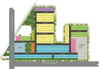 Master Plan of Housing Plot/Residential Land for Resale in Sector 97, Faridabad - Image 54963