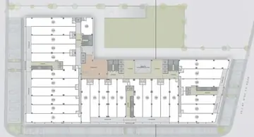 Floor Plan of Commercial Shop & Showroom for Resale in Poddar Emporis Motera, Ahmedabad - Image 55172