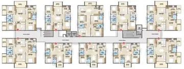 Floor Plan of 3 BHK Flat for Resale in Canny Aravindam Bowrampet, Hyderabad - Image 55847