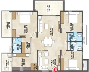 Project Image of 3 BHK Flat for Resale in Canny Aravindam Bowrampet, Hyderabad - Image 55510