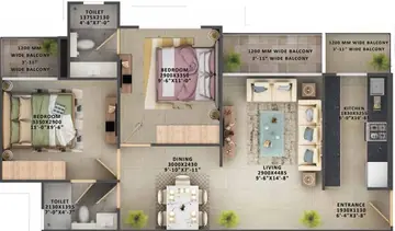 Project Image of 2 BHK Flat for Resale in Signature Millennia 2 Sector 37D, Gurgaon - Image 55912