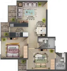 Project Image of 2 BHK Flat for Resale in Signature Millennia 2 Sector 37D, Gurgaon - Image 55920