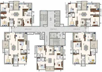 Project Image of 3 BHK Flat for Resale in Jayabheri The Nirvana Gachibowli, Hyderabad - Image 58521