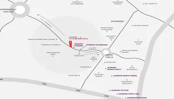 Project Image of 3 BHK Flat for Resale in Jayabheri The Nirvana Gachibowli, Hyderabad - Image 58519