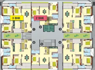 Project Image of 2 BHK Flat for Resale in BCM Park Nipania, Indore - Image 59170