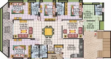 Project Image of 4 BHK Flat for Resale in BCM Planet Nipania, Indore - Image 59196