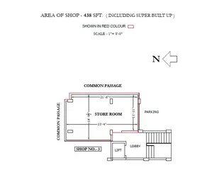 Floor Plan of Commercial Space for Rent in Howrah, Kolkata - Image 59297
