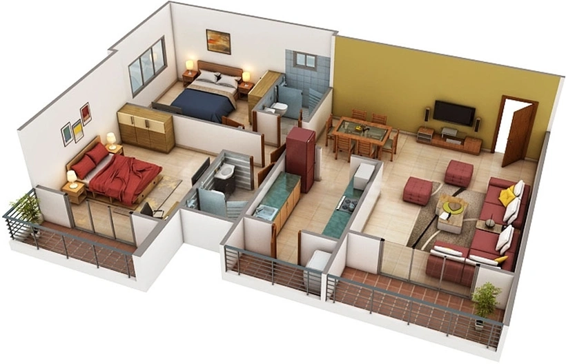 Project Image of 2 BHK Flat for Resale in Gorani D Ornate, Keshar Bagh - Image 59406
