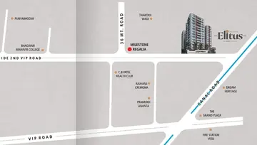 Project Image of 3 BHK Flat for Resale in Murlidhar Milestone Elitus Vesu, Surat - Image 60100