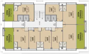 Project Image of Commercial Office Space for Rent in Krishna Beacon Vaishnodevi Circle, Ahmedabad - Image 60207