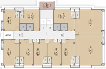 Project Image of Commercial Office Space for Rent in Krishna Beacon Vaishnodevi Circle, Ahmedabad - Image 60220