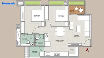 Project Image of 2 BHK Flat for Resale in Rajnandan Raj Iconza Raysan, Gandhinagar - Image 61423