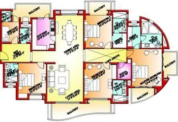 Project Image of 4 BHK Flat for Rent in Parsvnath Exotica Sector 53, Gurgaon - Image 64520
