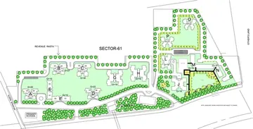 Project Image of 3 BHK Flat for Rent in Pioneer Park Sector 61, Gurgaon - Image 64508