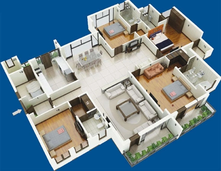 Project Image of 4 BHK Flat for Resale in Jaypee The Castille, Jaypee Greens - Image 64705