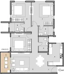 Project Image of 3 BHK Flat for Resale in Purva Blubelle Magadi Road, Bangalore - Image 66043