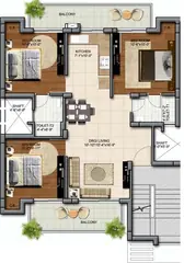 Project Image of 3 BHK Builder Floor for Resale in BPTP Parklands Pride Sector 77, Faridabad - Image 66724