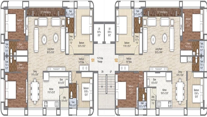 Project Image of 4 BHK Flat for Resale in Rameshwaram Devbhoomi, Vesu - Image 68455