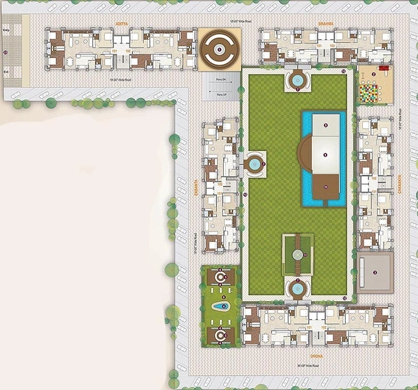 Project Image of 4 BHK Flat for Resale in Rameshwaram Devbhoomi, Vesu - Image 68457