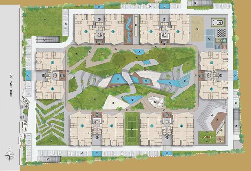 Project Image of 5 BHK Flat for Resale in Happy Excelencia, Vesu - Image 68495
