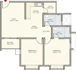 Project Image of 2 BHK Flat for Resale in Divyasree Republic Of Whitefield Whitefield, Bangalore - Image 68767