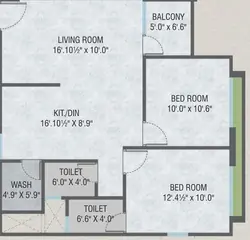 Project Image of 2 BHK Flat for Resale in DD Prarthana Vihar Sevasi, Vadodara - Image 69183