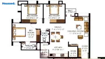 Project Image of 3 BHK Flat for Resale in Waghodia Road, Vadodara - Image 69656
