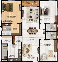 Project Image of 3 BHK Flat for Resale in Reliance Elysium Mokila, Hyderabad - Image 70163
