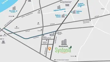Project Image of 3 BHK Flat for Resale in Rajhans Synfonia Vesu, Surat - Image 70327