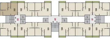 Project Image of 3 BHK Flat for Resale in Avadh Copper Stone Dumas Road, Surat - Image 70404