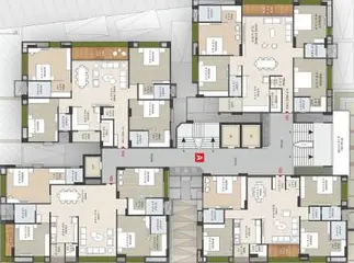 Project Image of 4 BHK Flat for Resale in Piramyd Greenopolis Vesu, Surat - Image 70427