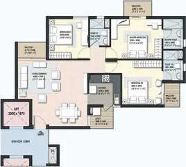 Project Image of 3 BHK Flat for Rent in Jigani, Bangalore - Image 70439