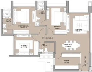Project Image of 3 BHK Flat for Resale in Oberoi Eternia Mulund West, Mumbai - Image 73465