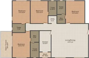 Project Image of 4 BHK Flat for Resale in Ramsnehi Unimark Tower Manicktala, Kolkata - Image 73601