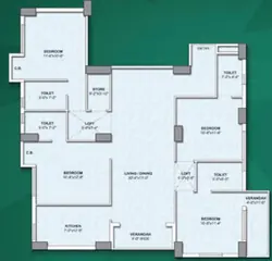 Project Image of 4 BHK Flat for Resale in Oriental Palms Beleghata, Kolkata - Image 73722