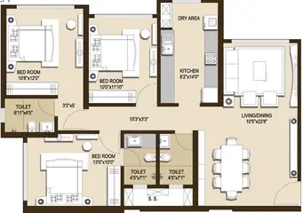Project Image of 3 BHK Flat for Resale in Transcon Tirumala Habitats Mulund West, Mumbai - Image 74255