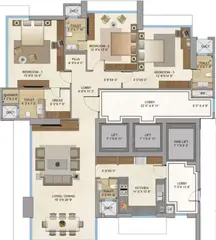 Project Image of 3 BHK Flat for Resale in Rohan Aquino Prabhadevi, Mumbai - Image 74643