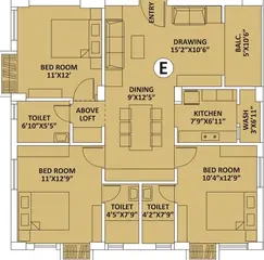 Project Image of 3 BHK Flat for Resale in PS Palm Spring Tangra, Kolkata - Image 75085