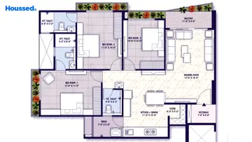 Project Image of 3 BHK Flat for Resale in Sargasan, Gandhinagar - Image 75218
