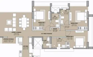 Project Image of 3 BHK Flat for Resale in Viceroy Savana Kandivali East, Mumbai - Image 76258