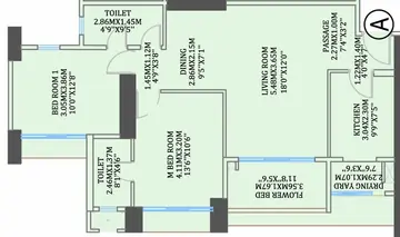Project Image of 2 BHK Flat for Rent in CCI Rivali Park Sunburst Borivali East, Mumbai - Image 76686